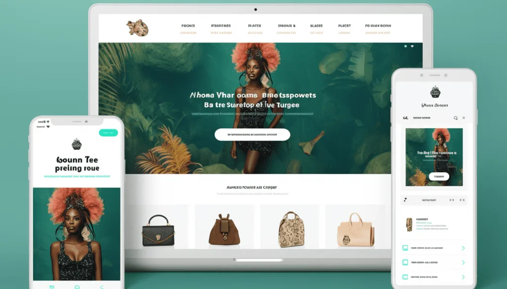 Example landing page